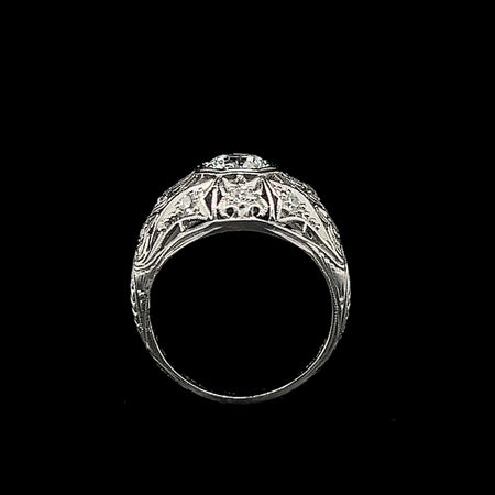 Art Deco .65ct. Diamond Antique Engagement - Fashion Ring Platinum - J40162