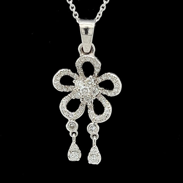 .50ct. T.W. Diamond Estate Necklace White Gold - J39350