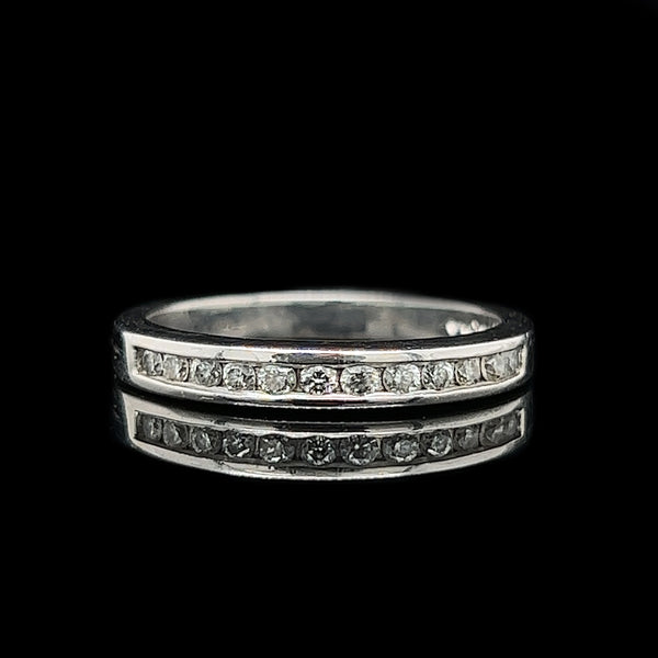 Estate, Wedding Ring, Wedding Band, Anniversary Band, Anniversary Ring, Diamond, 14K White Gold 