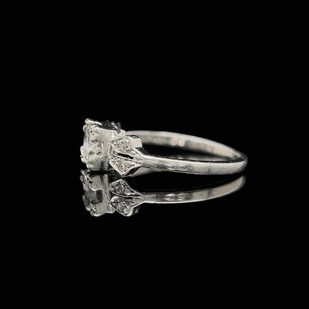Art Deco .65ct. Diamond Antique Engagement - Fashion Ring Platinum - J34045