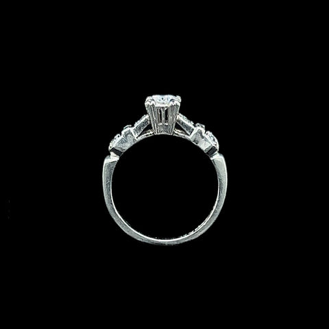 Vintage, Engagement Ring, Wedding Ring, Diamond, Platinum 