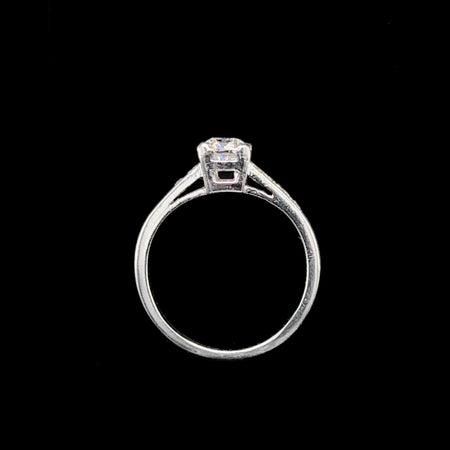 Art Deco, Antique, Vintage, Engagement Ring, Wedding Ring, Jewelry, Diamond, Platinum, Conflict Free Diamond