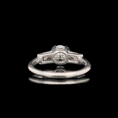 Vintage, Antique, Engagement Ring, Wedding Ring, Diamond, Platinum 