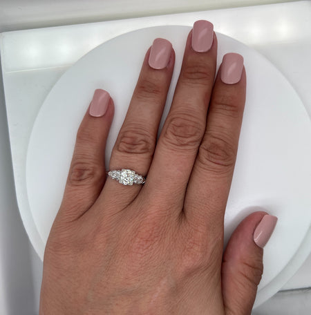 Art Deco, Antique, Vintage, Engagement Ring, Wedding Ring, Diamond, Platinum 