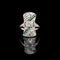 Art Deco .38ct. Diamond, Emerald & Onyx Antique Wedding - Fashion Ring Platinum - J39844