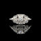 Art Deco, Antique, Vintage, Engagement Ring, Wedding Ring, Jewelry, Diamond, Platinum, Conflict Free 